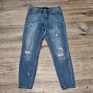 Judy Blue Distressed Relaxed Fit Women's Jeans